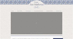 Desktop Screenshot of casasanildefonso.com